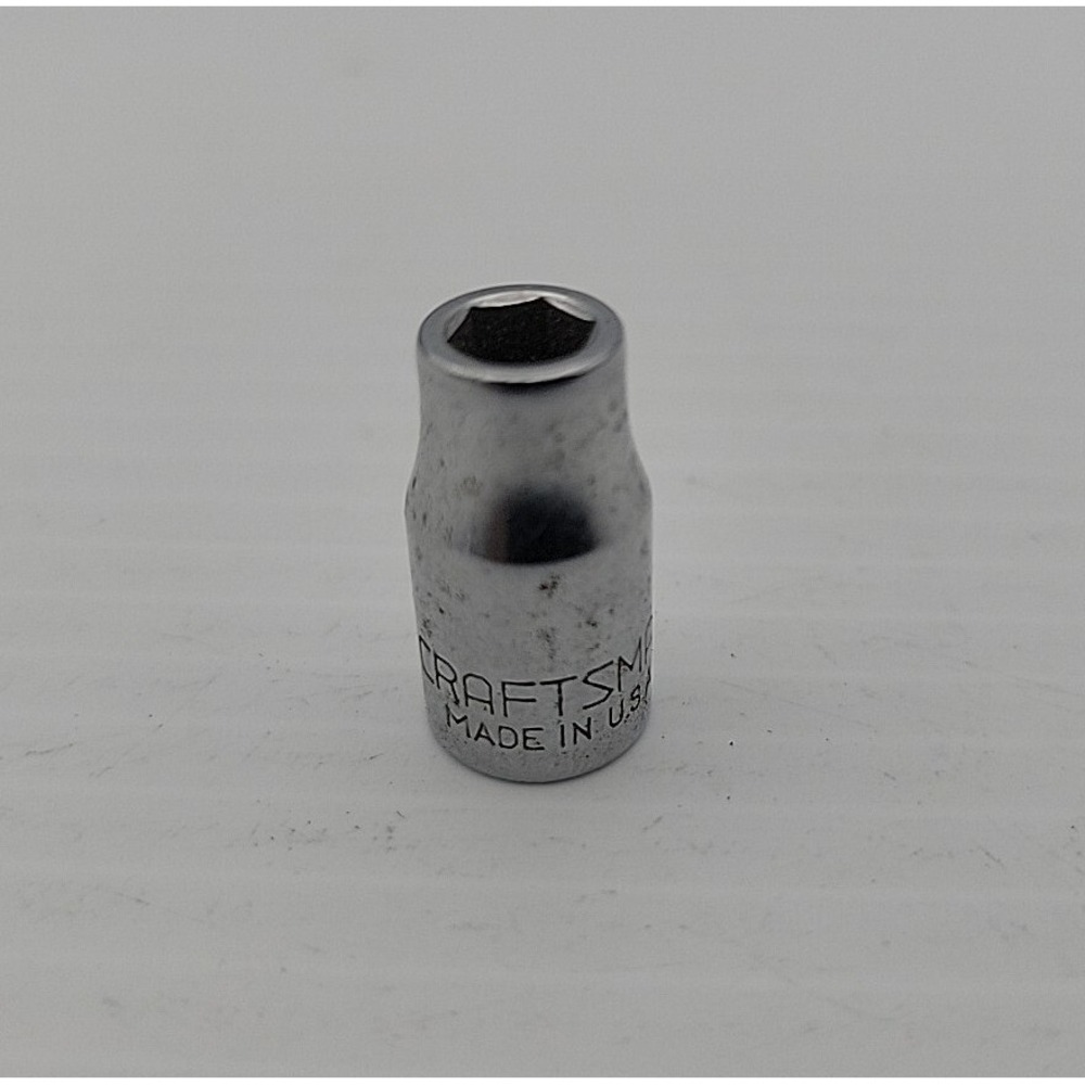 Craftsman USA 7/32 6 Point 1/4 Drive Shallow Socket VV Series 43492